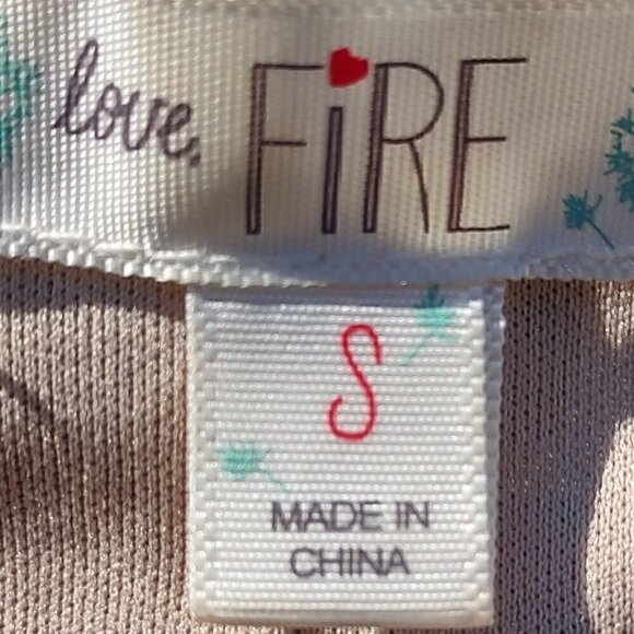 Love Fire Navy Blue Lace Short Sleeved A Line Dress Size S - Picture 3 of 5